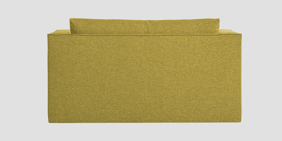 Kenia Fabric 2 Seater Foldable Sofa Cum Bed In Parrot Green Colour - Febonic Living