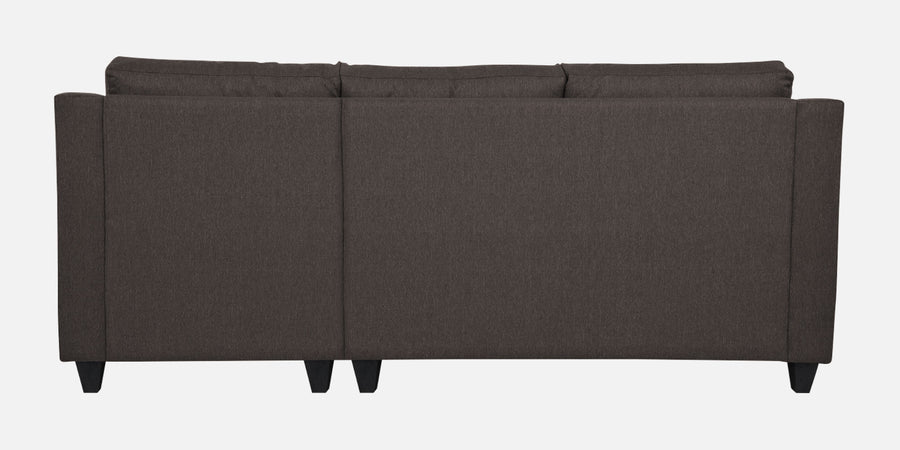 Welly Fabric Lhs Sectional Sofa 2 Lounger In Capsa Brown Colour - Febonic Living