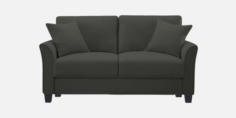 Daroo Velvet 2 Seater Sofa In Hory Grey Colour - Febonic Living