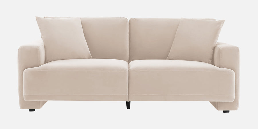 Kosta Velvet 2 Seater Sofa In Camel Beige Colour - Febonic Living
