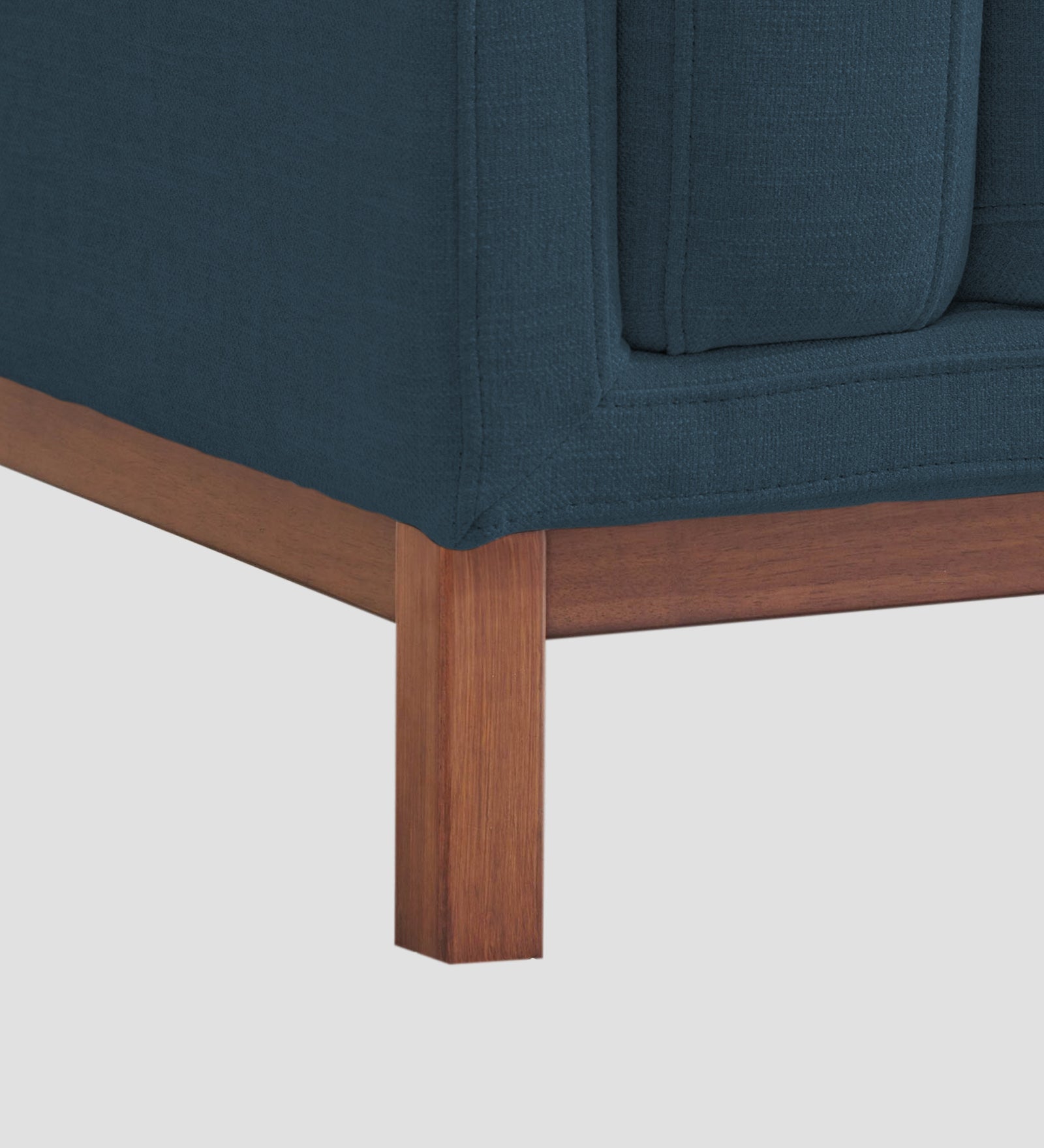 Borry Fabric 1 Seater Sofa in Cool Blue Colour - Febonic Living