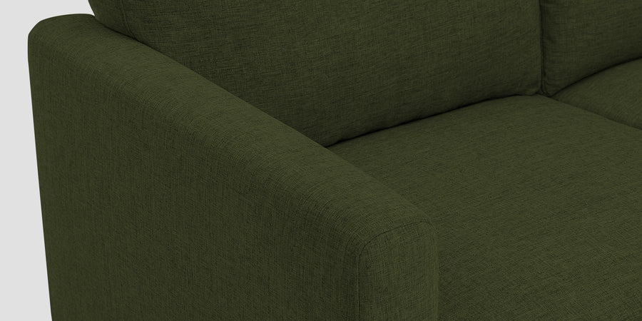 Romie Fabric Lhs Sectional Sofa 2 Lounger In Olive Green Colour - Febonic Living