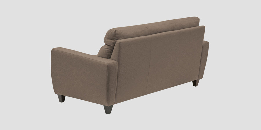 Honor Fabric 3 Seater Sofa In Nut Beige Colour - Febonic Living