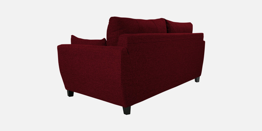 Mario Fabric 2 Seater Sofa In Ruby Red Colour - Febonic Living
