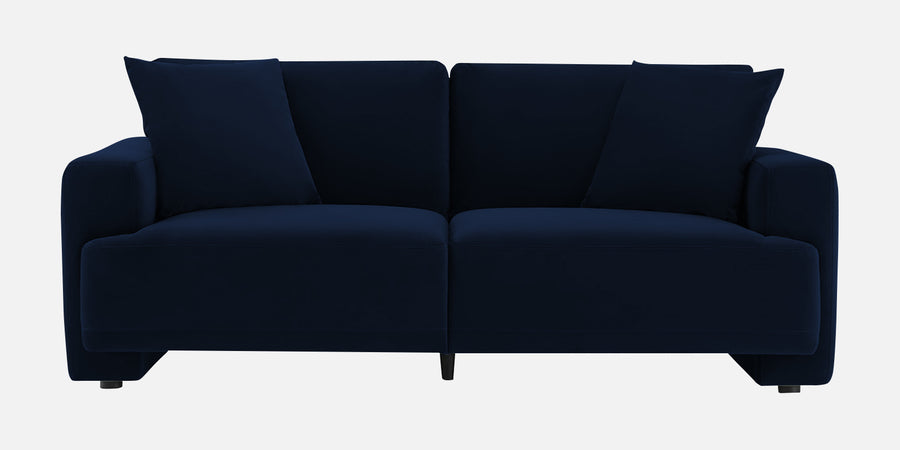Kosta Velvet 2 Seater Sofa In Dark Blue Colour - Febonic Living