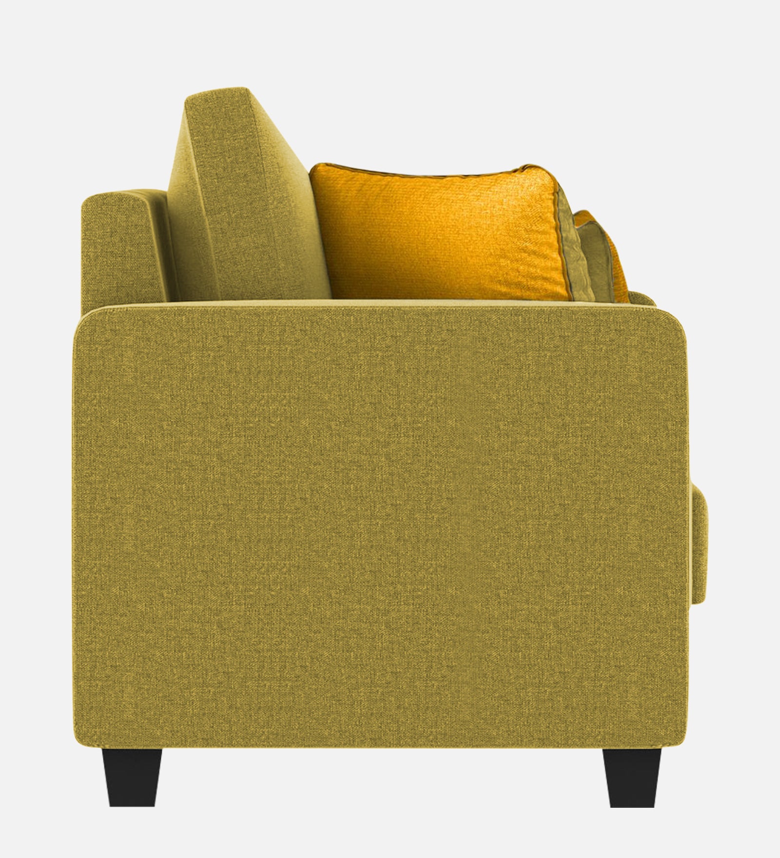 Nabi Fabric 1 Seater Sofa In Parrot Green Colour