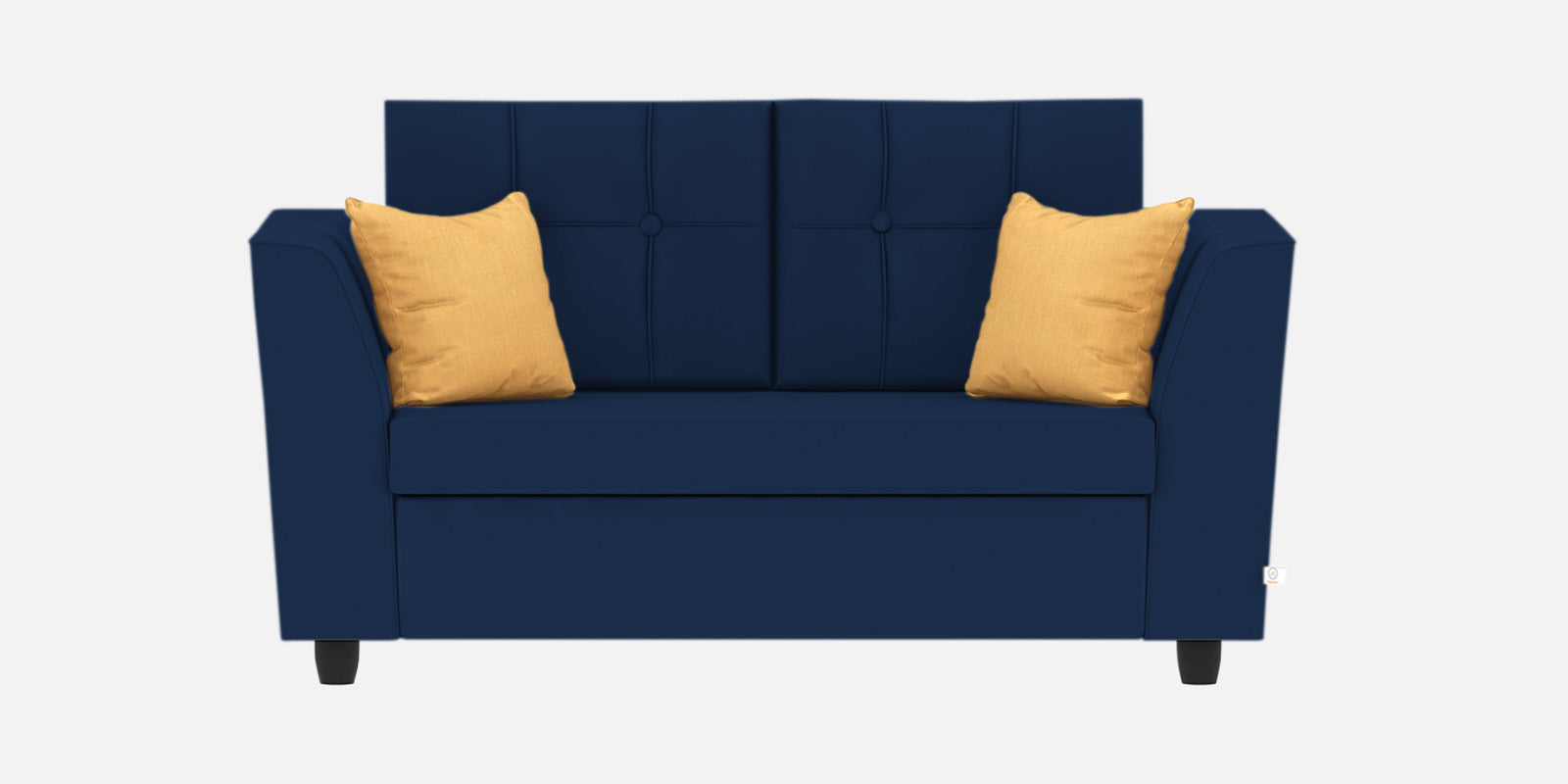 Nestin Velvet 2 Seater Sofa in Imperial Blue Colour