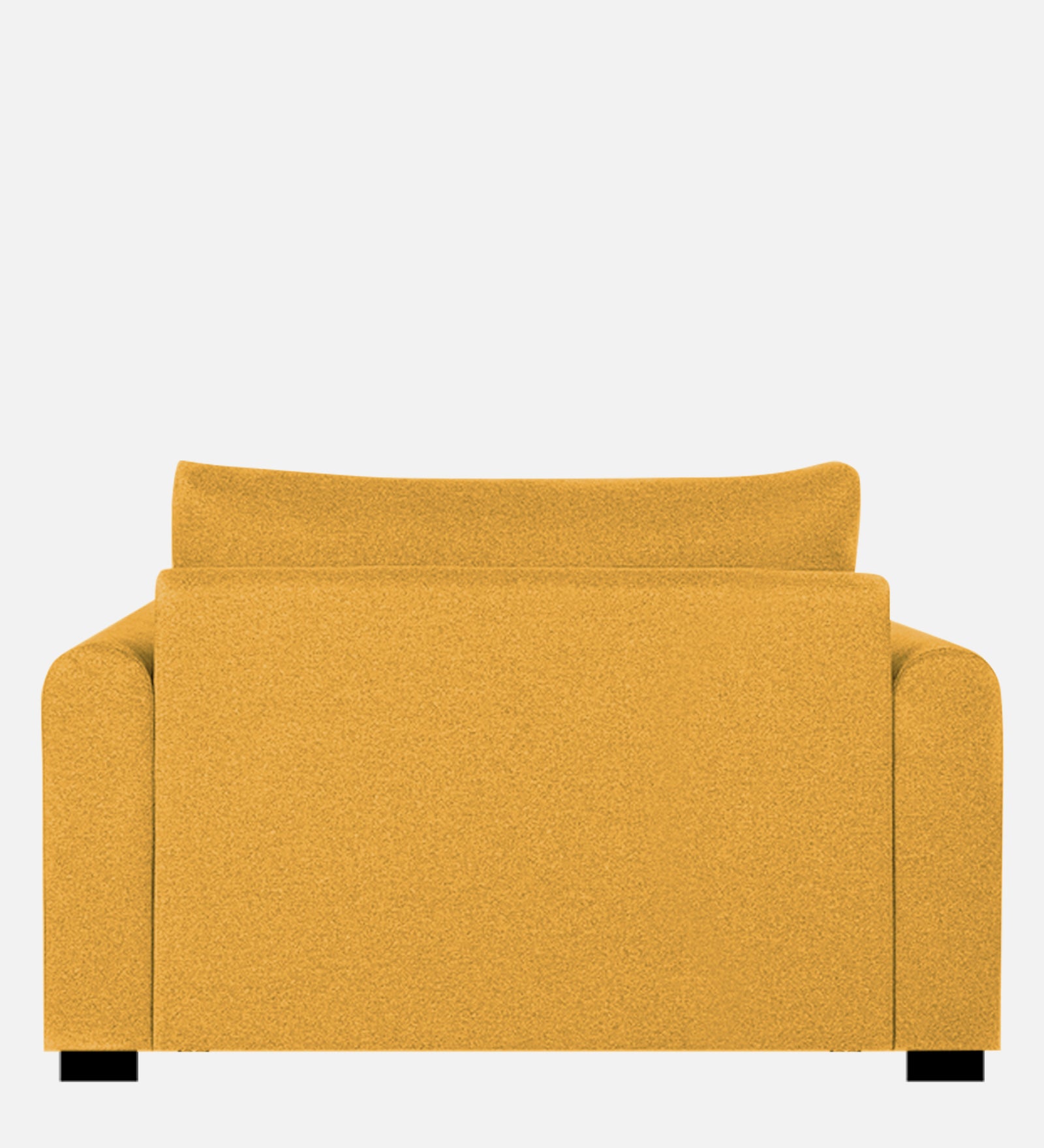 Sigma Fabric 1 Seater Sofa in Bold Yellow Colour