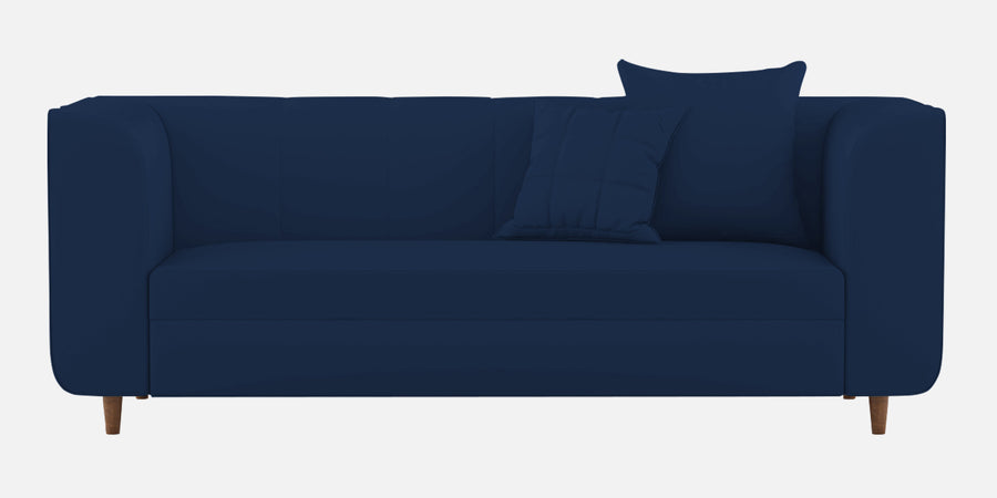 Sumo Velvet 3 Seater Sofa In Imperial Blue Colour - Febonic Living
