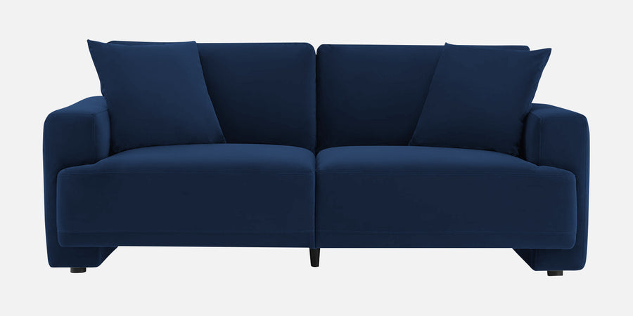 Kosta Velvet 2 Seater Sofa In Imperial Blue Colour - Febonic Living