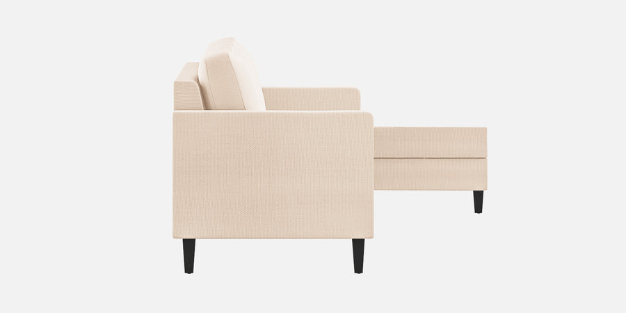 Nori Fabric Lhs Sectional Sofa 3 Lounger In Woom Beige Colour - Febonic Living