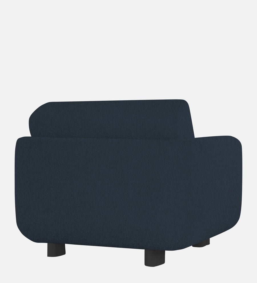 Varu Fabric 1 Seater Sofa In Denim Blue Colour - Febonic Living