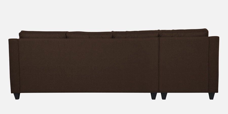 Welly Fabric Rhs Sectional Sofa 3 Lounger In Cidar Brown Colour - Febonic Living