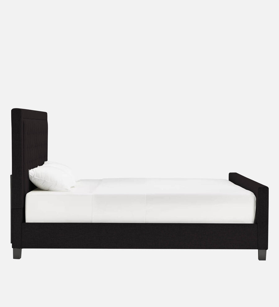 Kaster Fabric Upholstered King Size Bed In Cara Brown Colour - Febonic Living