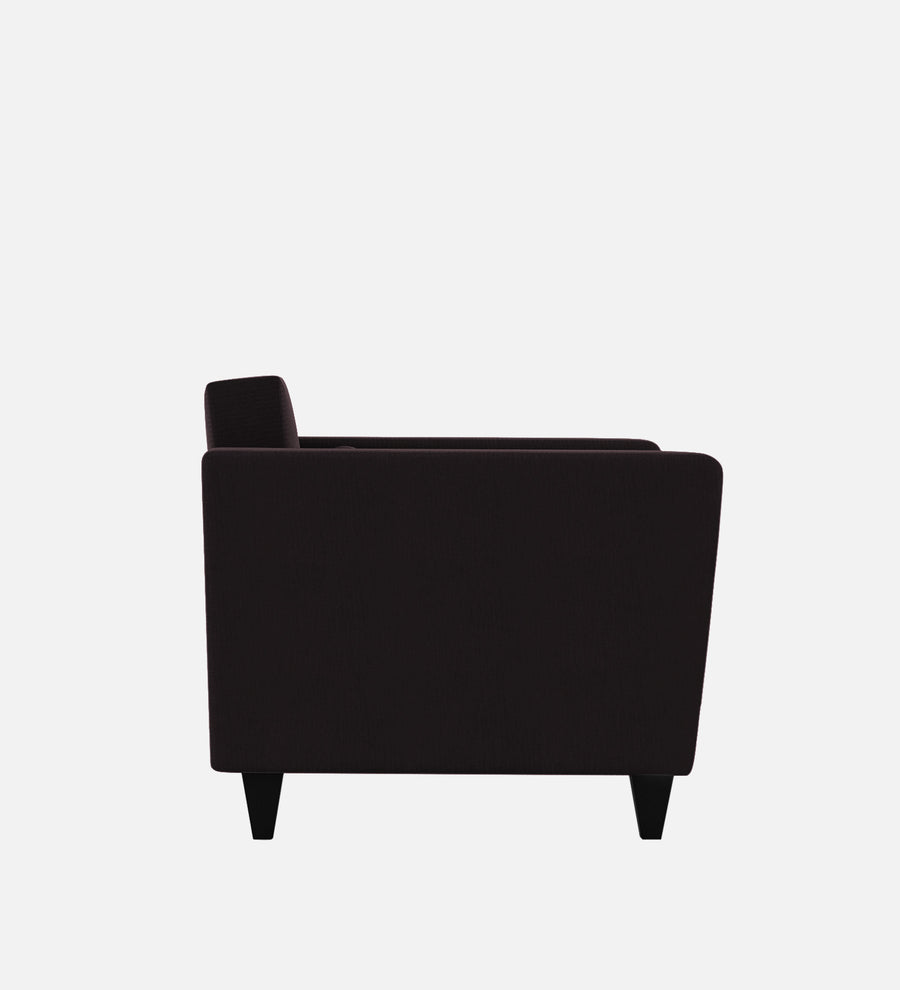 Tokyo Fabric 1 Seater Sofa In Cara Brown Colour - Febonic Living