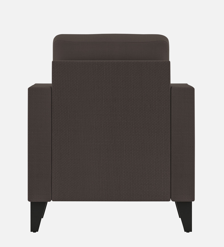 Nori Fabric 1 Seater Sofa In Caspa Brown Colour - Febonic Living