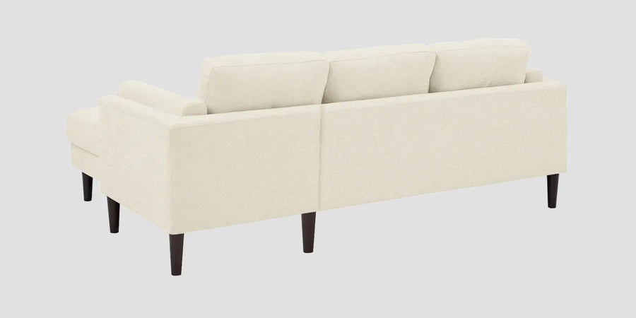 Creata Fabric Lhs Sectional Sofa 2 Lounger In Ivory Cream Colour - Febonic Living