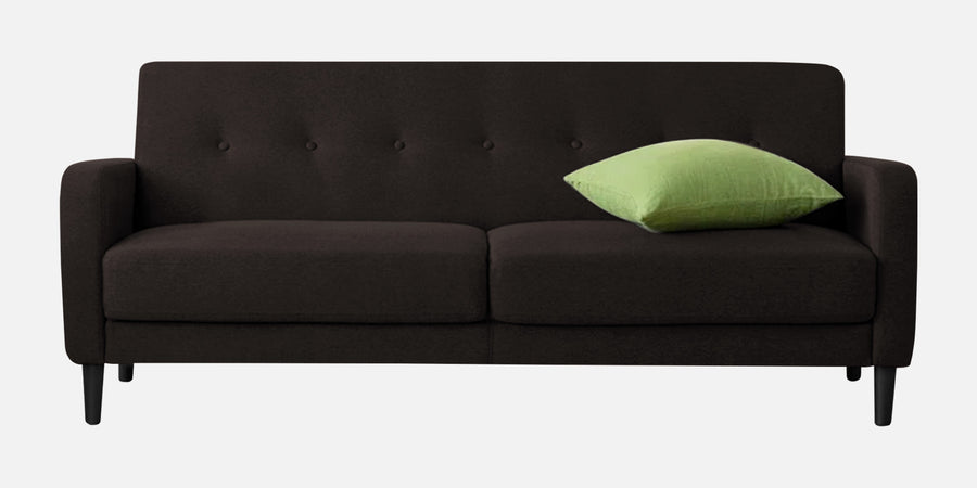 Marq Fabric 3 Seater Sofa In Cara Brown Colour - Febonic Living