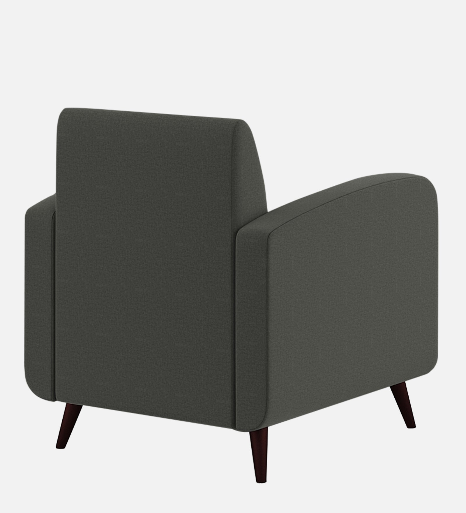 Wiki Velvet 1 Seater Sofa In  Hory Grey Colour - Febonic Living