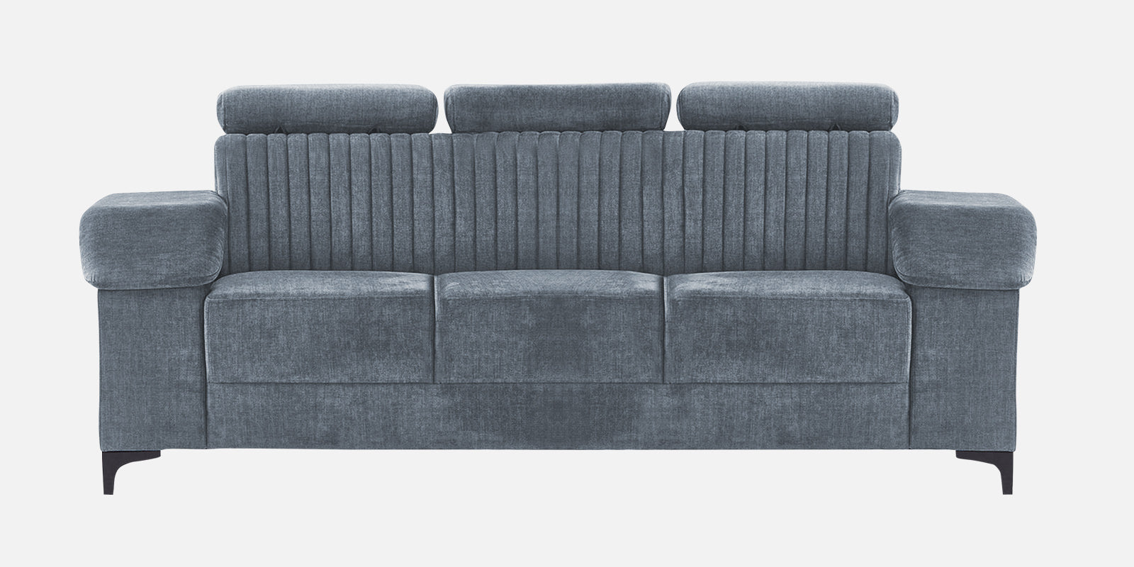 Draco Fabric 3 Seater Sofa in Indigo Blue Colour