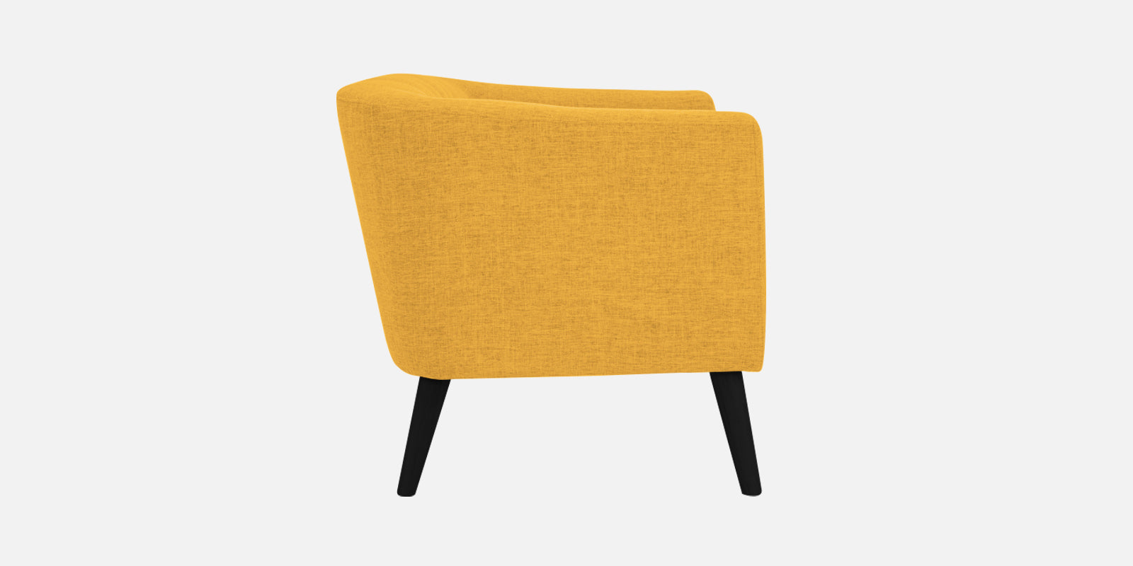 Casper Fabric 2 Seater Sofa in Bold Yellow Colour