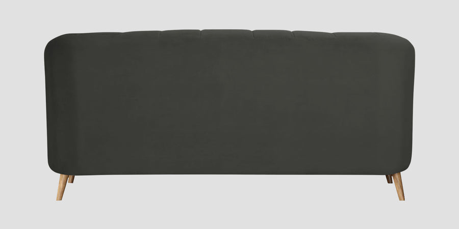 Kaylee Velvet 3 Seater Sofa In Hory Grey Colour - Febonic Living