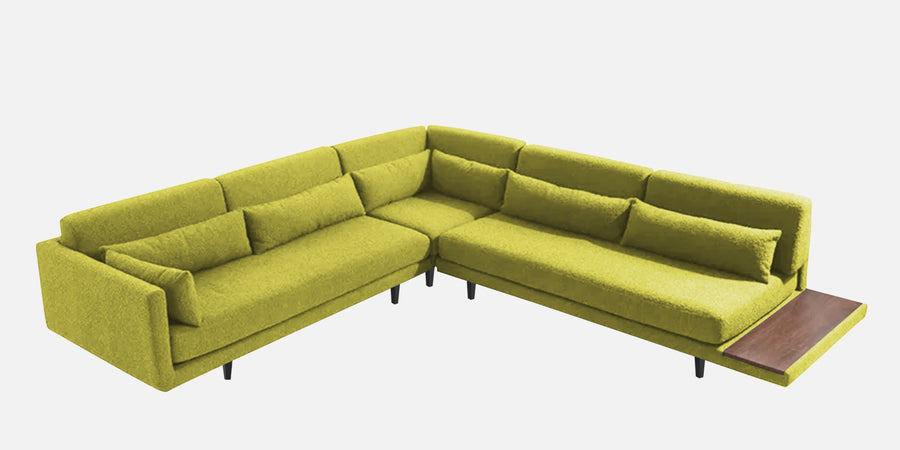 Malta Fabric 6 Seater Lhs Corner Sofa In Parrot Green Colour - Febonic Living