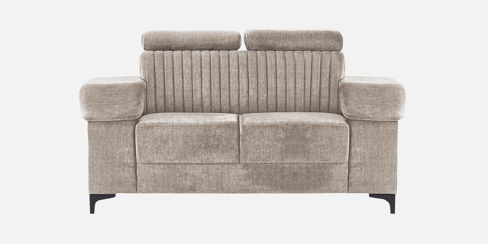 Draco Fabric 2 Seater Sofa in Natural Beige Colour