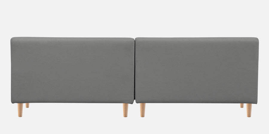 Woody Fabric Rhs Sectional Sofa 3 Lounger In Smoke Grey Colour - Febonic Living