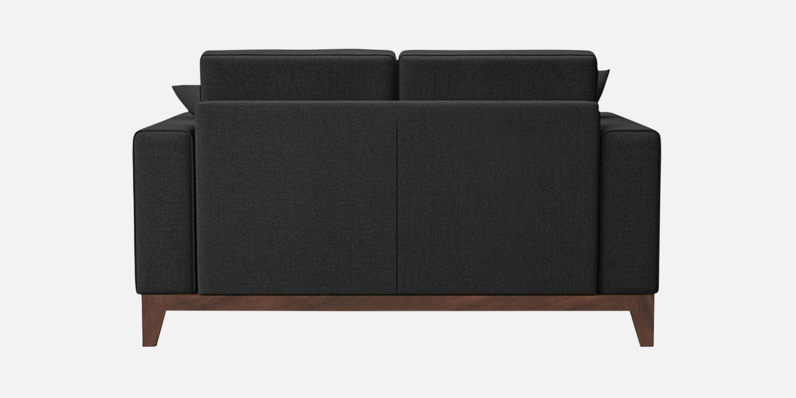 Luca Fabric 2 Seater Sofa in Bitter Black Colour