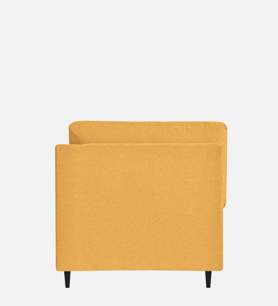 Jonze Velvet Lhs Chaise Lounger In Turmeric Yellow Colour - Febonic Living