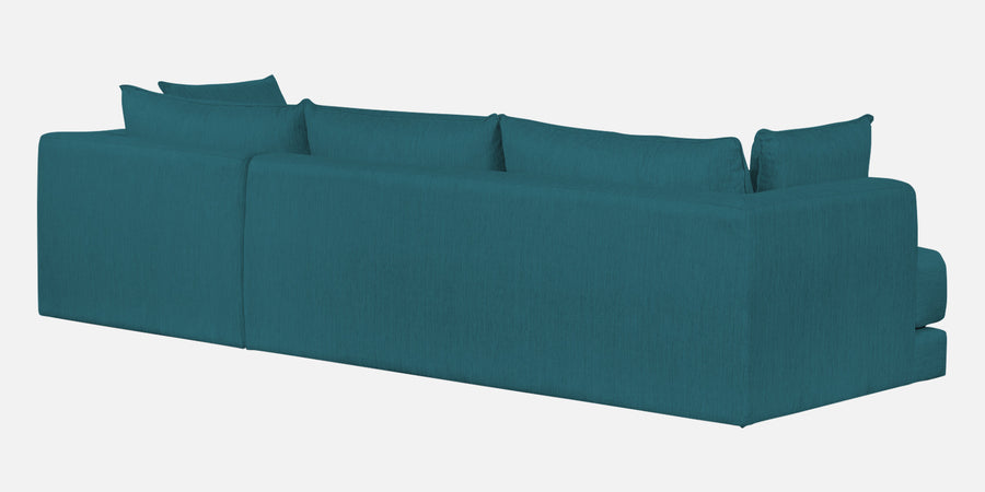 Ziggy Fabric Rhs Sectional Sofa 3 Lounger In Water Blue Colour - Febonic Living