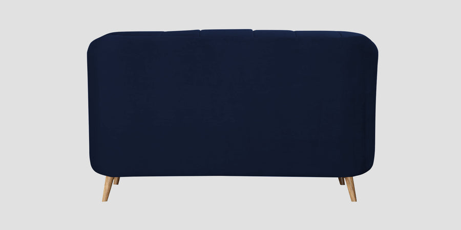 Kaylee Velvet 2 Seater Sofa In Indigo Blue Colour - Febonic Living