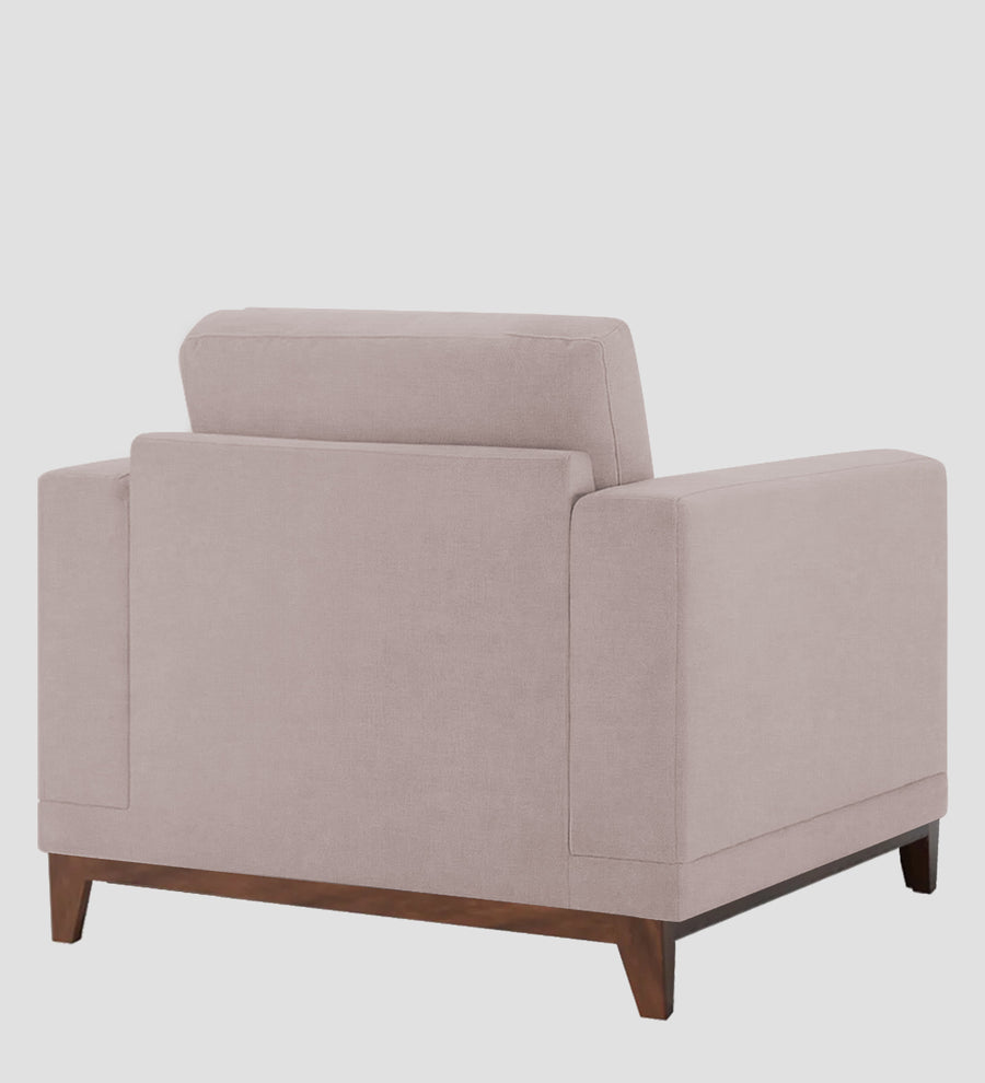 Esha Fabric 1 Seater Sofa In Almond Beige Colour - Febonic Living