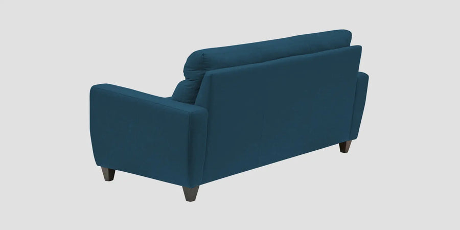Burban Fabric 3 Seater Sofa In Eclipse Blue Colour - Febonic Living