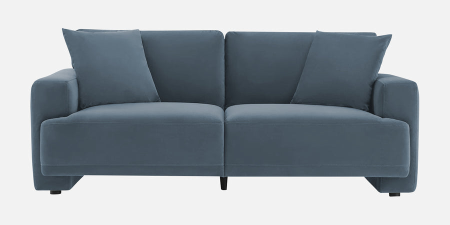 Kosta Velvet 2 Seater Sofa In Oxford Blue Colour - Febonic Living