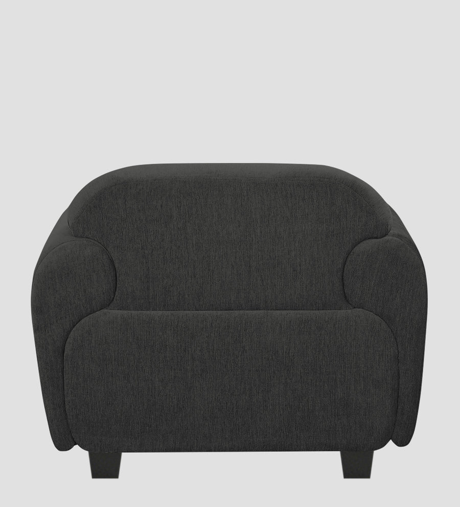 Apollo Fabric 1 Seater Sofa Charcoal Grey Colour - Febonic Living