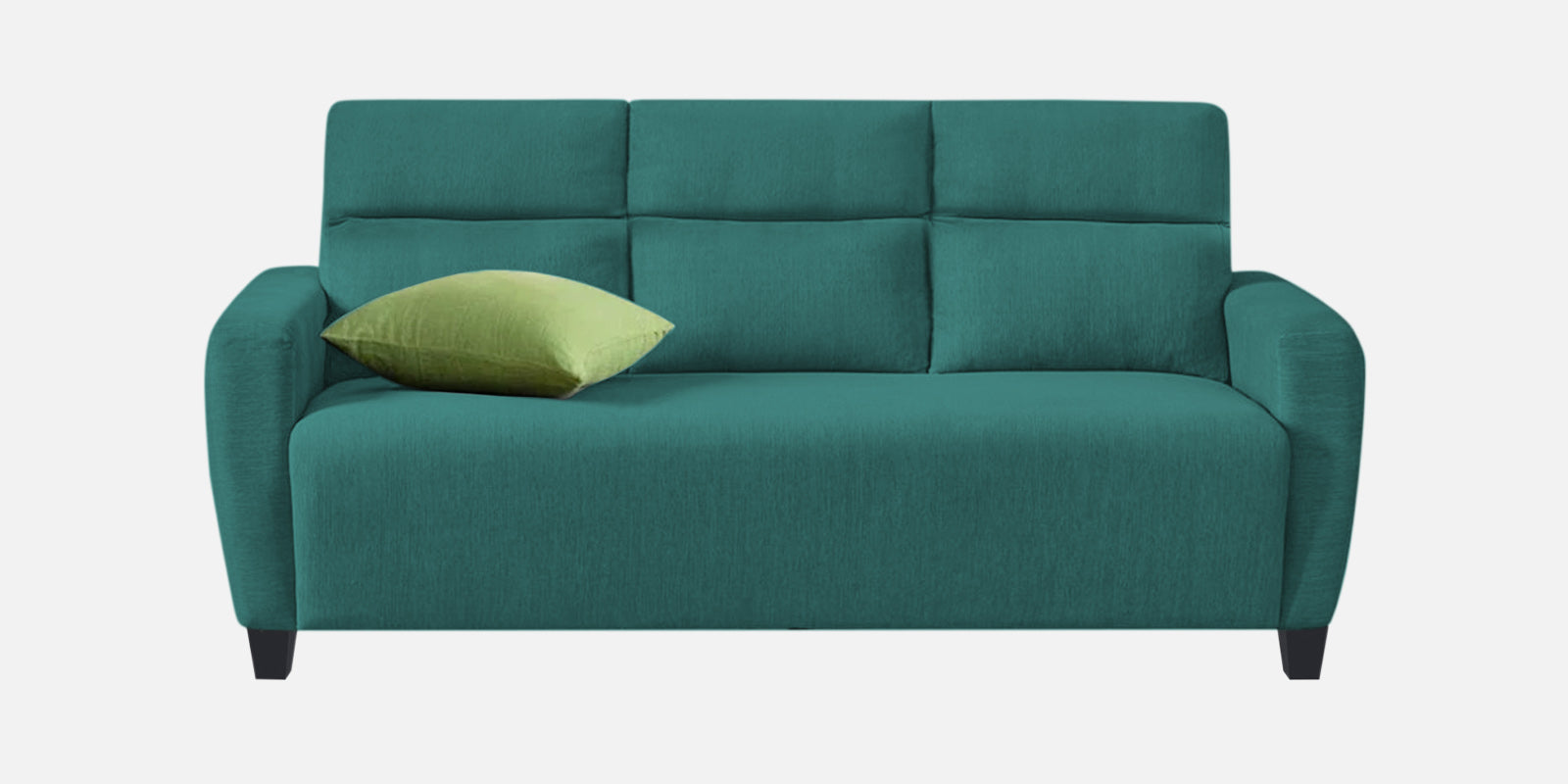 Bakadi Fabric 3 Seater Sofa in Sea green Colour