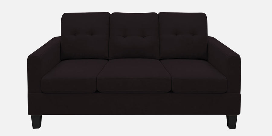 Thomas Fabric 3 Seater Sofa In Cara Brown Colour - Febonic Living