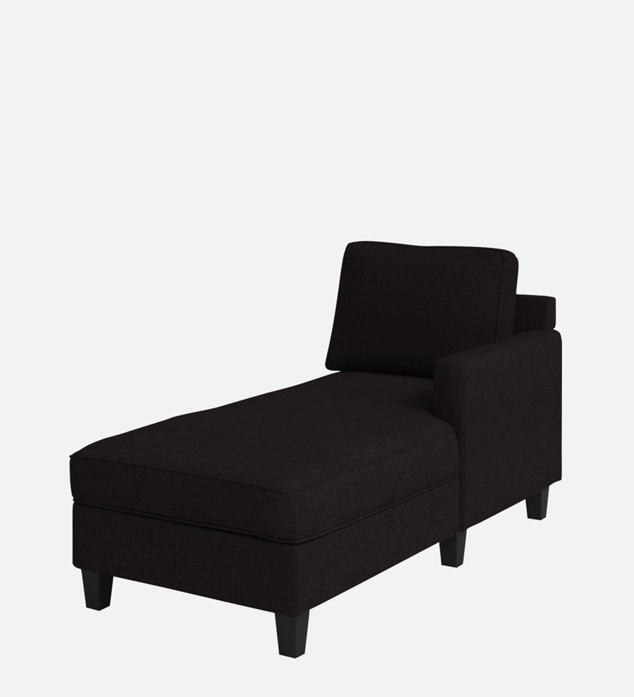 Royee Fabric Rhs Chaise Lounger In Cara Brown Colour With Storage - Febonic Living