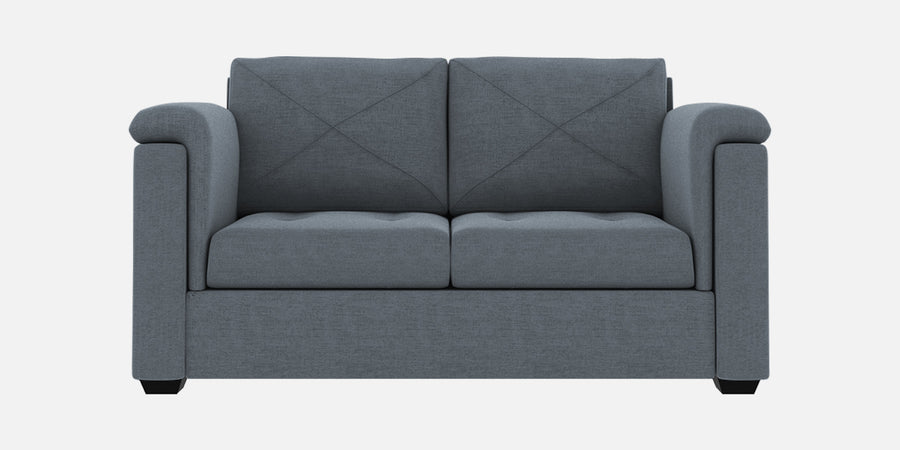 Andres Fabric 2 Seater Sofa In Indigo Blue Colour - Febonic Living
