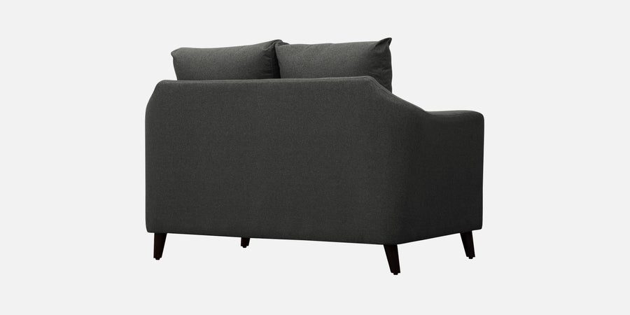 Kevin Fabric 2 Seater Sofa In Charcoal Grey Colour - Febonic Living