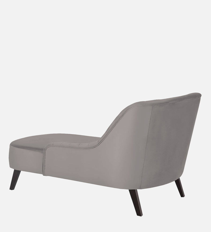 Flora Velvet Lhs Chaise Lounger In Pearl Grey Colour - Febonic Living