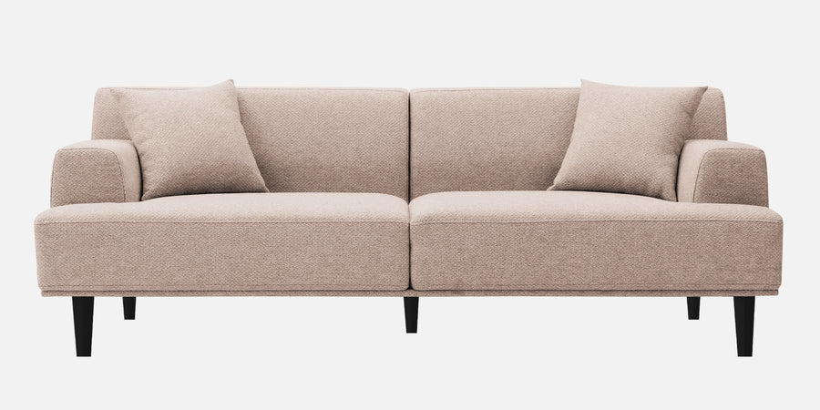 Cobby Fabric 3 Seater Sofa In Mush Beige Colour - Febonic Living