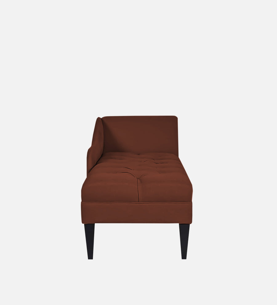 Adria Fabric Lhs Chaise Lounger In Coffee Brown Colour - Febonic Living