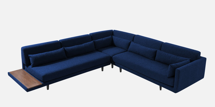 Malta Fabric 6 Seater Rhs Corner Sofa In Royal Blue Colour - Febonic Living