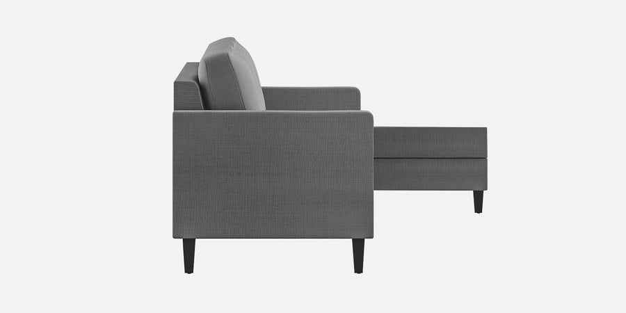 Nori Fabric Rhs Sectional Sofa 3 Lounger In Sudo Grey Colour - Febonic Living