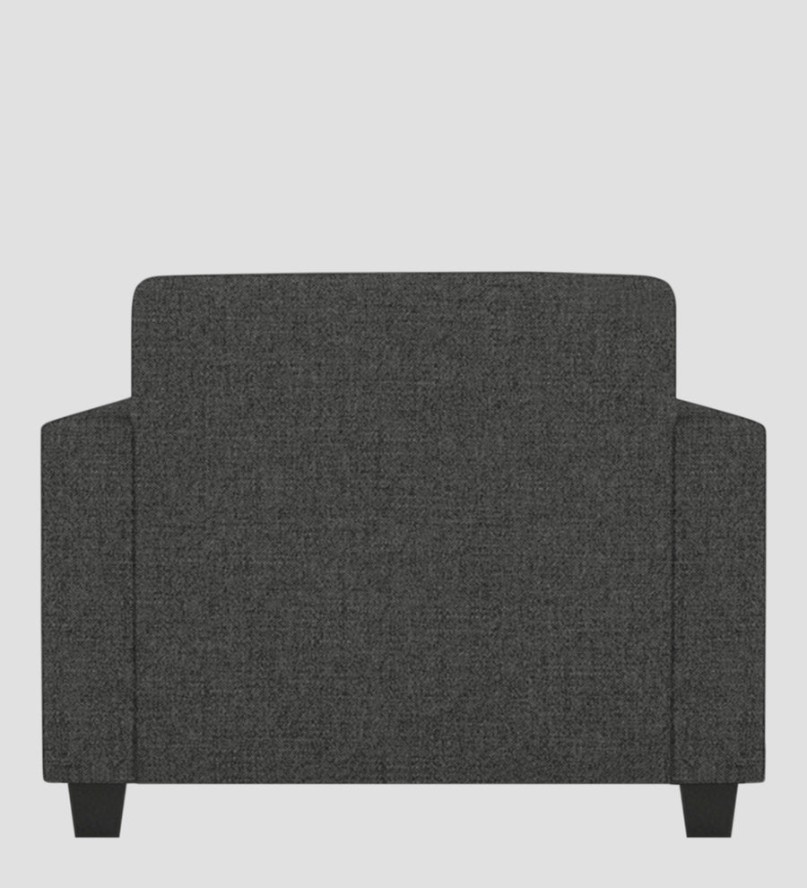 Nebula Fabric 1 Seater Sofa In Charcoal Grey Colour - Febonic Living
