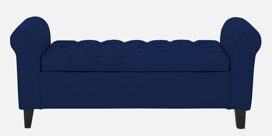 Nowia Fabric 3 Seater Recamier In Royal Blue Colour With Storage - Febonic Living