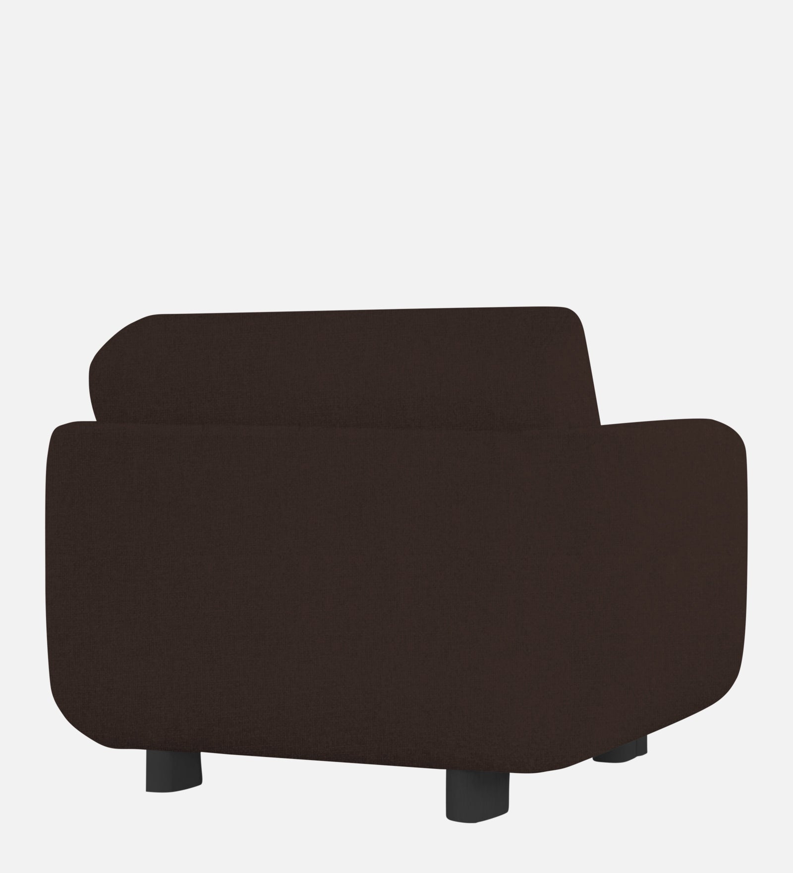 Varu Fabric 1 Seater Sofa In  Coffee Brown Colour - Febonic Living